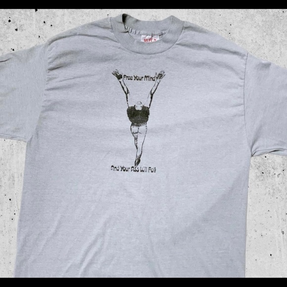 80s vintage Funkadelic “Free your mind” album T-shirt Single stitch, size large - Picture 2 of 4